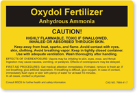 Custom ANSI Right to Know Shipping Label