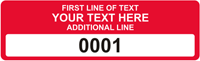 Rectangular Custom Template  Numbering
