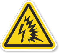 ISO W042  Arc Flash Label