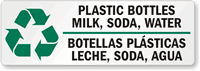 Plastic Bottles Milk Soda Water