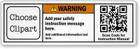 Custom QR Safety Label