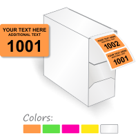 Custom Text And Consecutive Starting Number Label