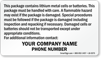 Custom Lithium Battery Safety Document