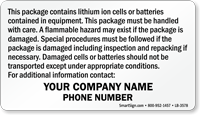 Custom Lithium Battery Safety Document