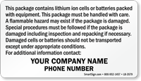 Custom Lithium Battery Safety Document