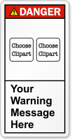 Customizable Text ANSI Danger Label