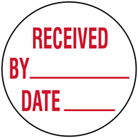 Date Received Freezer Inventory Labels