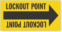 Lockout Point Arrow Label