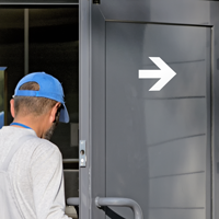 Right Arrow Symbol Label