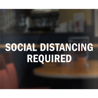 Social Distancing Required