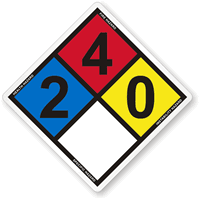 NFPA Hazmat Sign