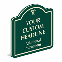 Add Custom Headline And Instructions PermaCarve Sign