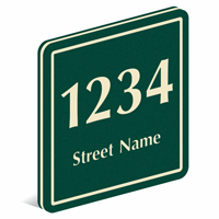 Add Custom Street Name And Number PermaCarve Sign