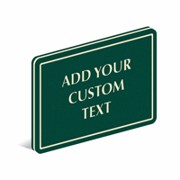 Add Custom Text PermaCarve Sign