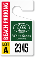 Plastic ToughTags™ for Beach Parking Permits