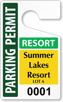 ToughTag™ for Club / Resort Parking Permits