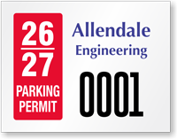 Create ForgeGuard Tamper Evident Parking Permit Security Insert