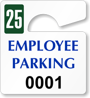 Plastic ToughTags™ Parking Permits, Mini