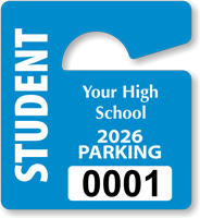 Plastic ToughTags™ Parking Permits, Mini