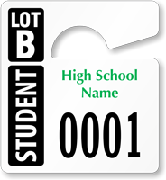 Plastic ToughTags™ Parking Permits, Mini