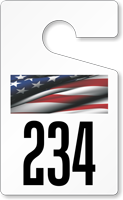 Plastic ToughTags™ for Patriotic Parking Permits