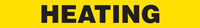 Heating (Yellow) Pipe Marker