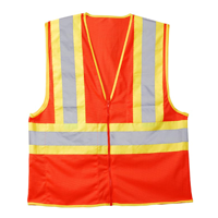 Type R, Class 2, Mesh Safety Vest with Two-Tone Tape