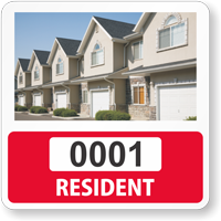 HOA Window Decal 2 in. x 2 in.