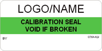 Calibration Seal  Void if Broken Label