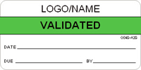 Validated Label [add name or logo]