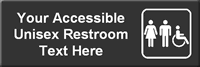 Accessible Unisex Restroom Symbol Sign