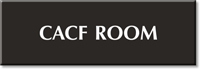 Cacf Room Engraved Sign