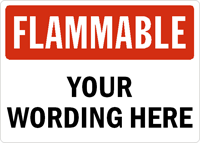 Flammable Sign