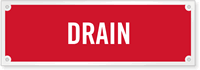 Drain Fire Sprinkler Sign