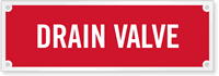 Drain Valve Fire Sprinkler Sign