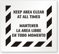 Keep Area Clear