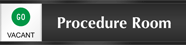 Procedure Vacant/Occupied SmartSliders Sign