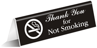 Thank You for Not Smoking Sign