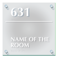 Add Your Room Name And Number Custom ClearBoss Sign