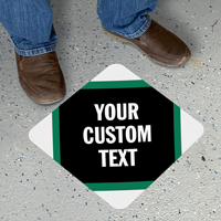 Add Your Text Custom SlipSafe Floor Sign