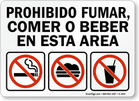 Prohibido Fumar Sign