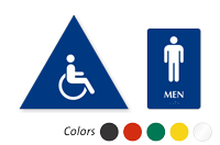 Accessible Pictogram Men Sign