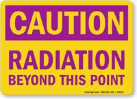 Caution:  Sign