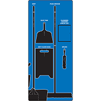 Clean and Mop Shadow Board Kit