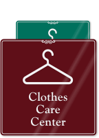 Clothes Care Center (with hanger symbol)