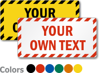 Custom Sign, Add Own Text