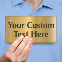 Customized Engraved Door Brass Sign