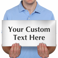 Custom Engraved Steel Sign