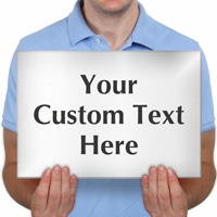 Custom Engraved Steel Sign