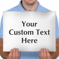 Custom Engraved Steel Sign